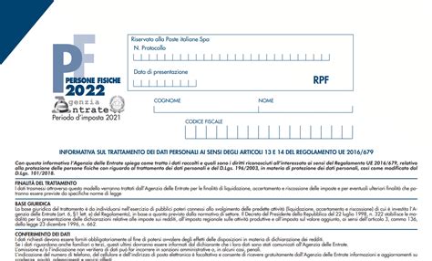 Modello Redditi Pf Persone Fisiche 2022 Scadenza Il 30 Novembre