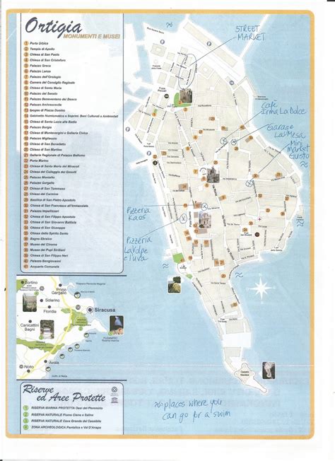 Ortigia Sicily Map