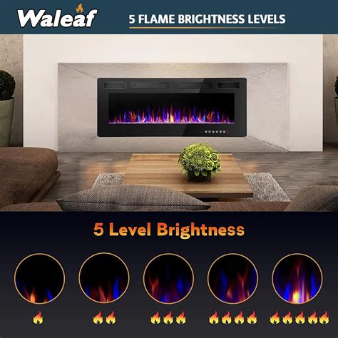 Waleaf Inch Ultra Thin Electric Fireplace Wall