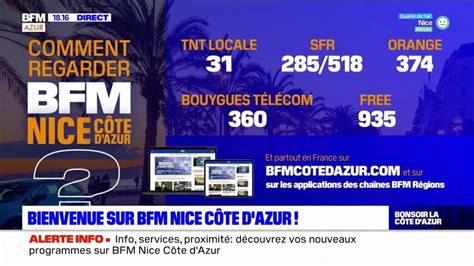 Où regarder BFM Nice Côte d Azur