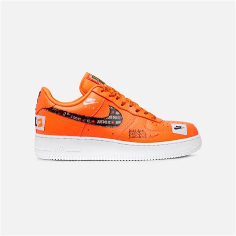 Nike Air Force Prm Jdi Men Total Orange Total Orange Black White