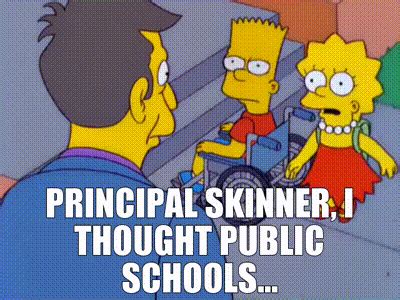 Yarn Principal Skinner I Thought Public Schools The Simpsons