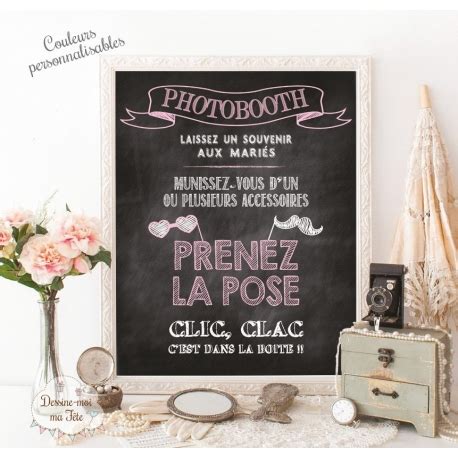 Tableau Photobooth Ardoise