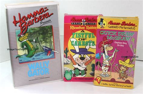 Vintage 1980's Hanna-barbera VHS Tapes wally - Etsy