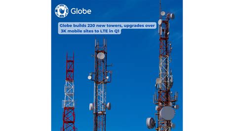 Globe Builds New Towers Upgrades Over K Mobile Sites To Lte In Q