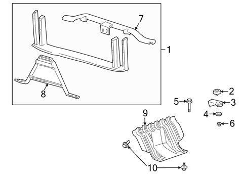 General Motors Radiator Support Splash Shield Front Upper