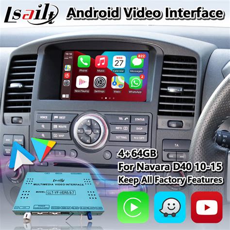 Nissan Navara D40 Android Multimedia Video Interface With Wireless