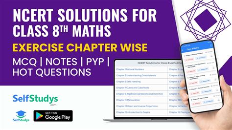 Ncert Solutions For Class 8 Maths All Chapter Wise Exercise With Solutions Youtube