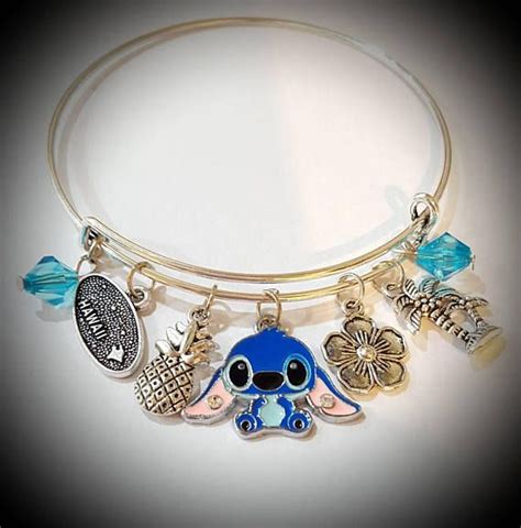 Disney Lilo And Stitch Inspired Adjustable Bracelet Etsy In