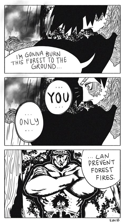 You Dont Fuck With Pro Hero Smokey Bear In This Universe