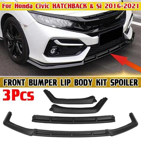 New Car Front Bumper Splitter Lip Spoiler Diffuser Guard Cover Trim