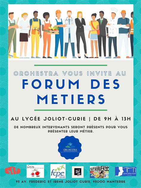 Forum des métiers Lycée Polyvalent Joliot Curie