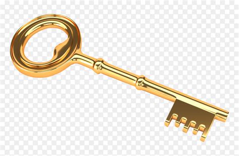 Những lược khóa vàng Gold Key Transparent Background tuyệt vời