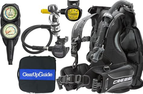 Cressi Patrol Bcd Scuba Diving Gear W Ac2 Compact Regulator Compact