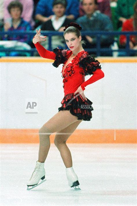 Katarina Witt Performing Her Free Skate During The Xv Winter Olympics