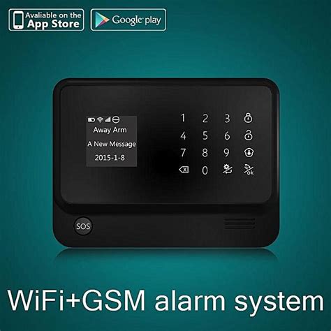 Generic G B Plus Wifi Gsm Wireless Home Intruder Burglar Alarm