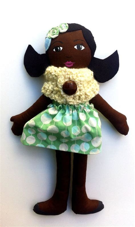 Cloth Heirloom Doll Brown Doll African American Rag Doll Etsy