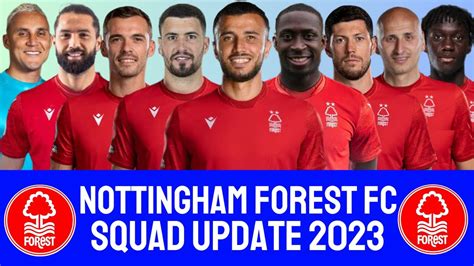 Nottingham Forest Possible Squad 2023 24 NOTTINGHAM FOREST FC