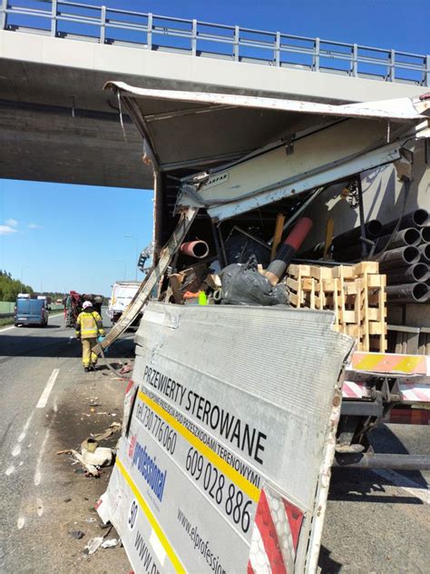 Uwaga Wypadek Na Autostradzie A1