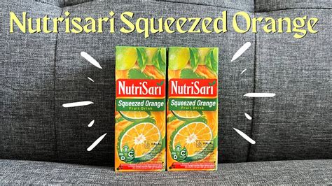 Nutrisari Squeezed Orange Minuman Buah Jeruk Siap Saji Yang Seger Uiii