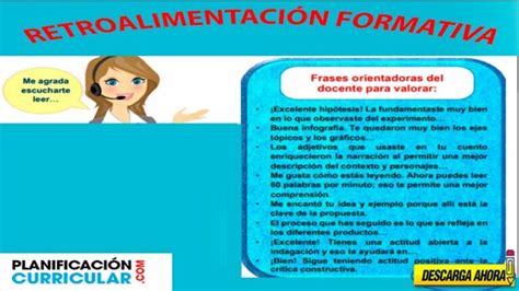 RETROALIMENTACIÓN FORMATIVA 2020 Planificacion Curricular