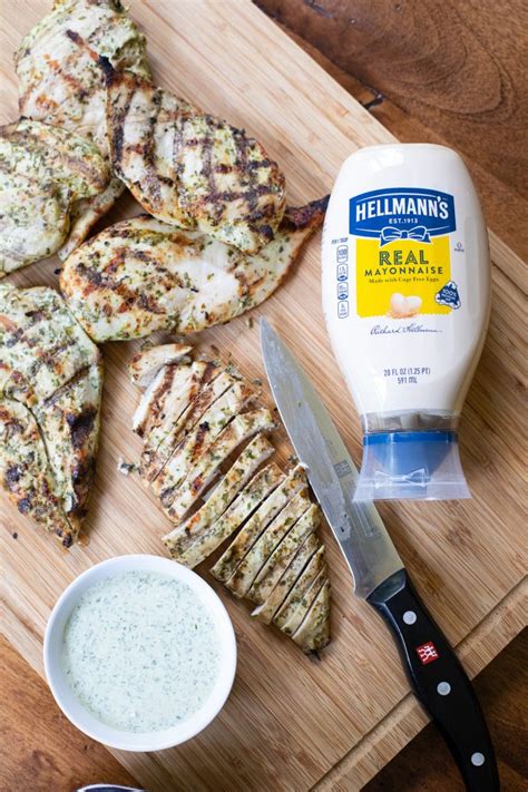 Grab BOGO Hellmanns Mayonnaise For My Green Goddess Grilled Chicken