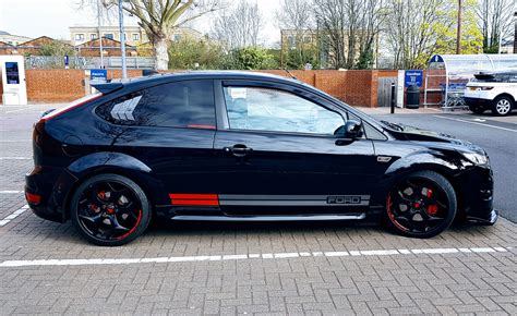 Ford Focus Door Mk Mk Rear Window Louvers In Black Gloss Matte