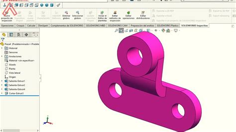 Tutorial De Solidworks Para Principiantes Ejercicio Youtube