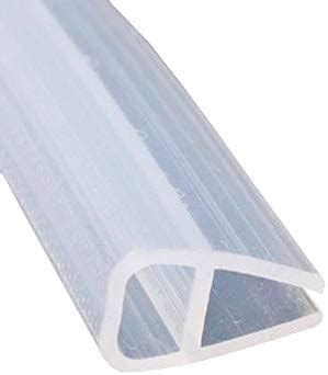 Mintice Bath Door Seal Strip Shower Screen Window Gap Seal Curved Flat