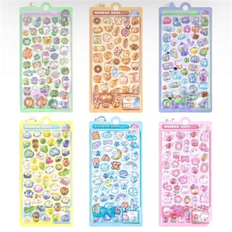 sanrio stickers kawaii stickers puffy stickers sanrio stationery