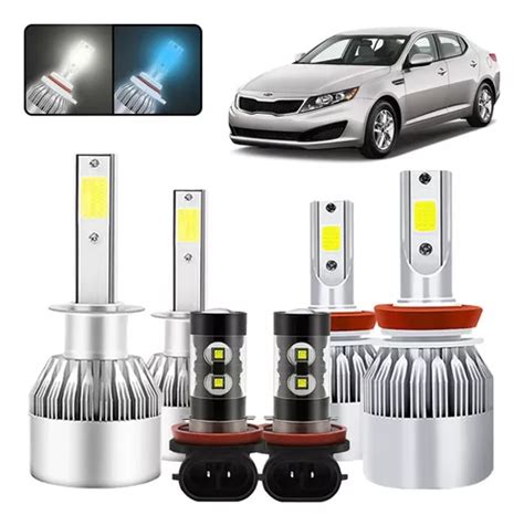 Fq Kit De Focos Led H1 H11 Para Kia Optima 2011 2012 2013 Envío gratis