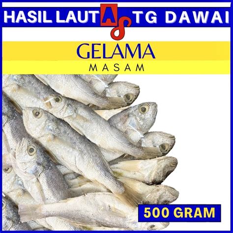 Ikan Gelama Masam Tanjung Dawai 500g Shopee Malaysia