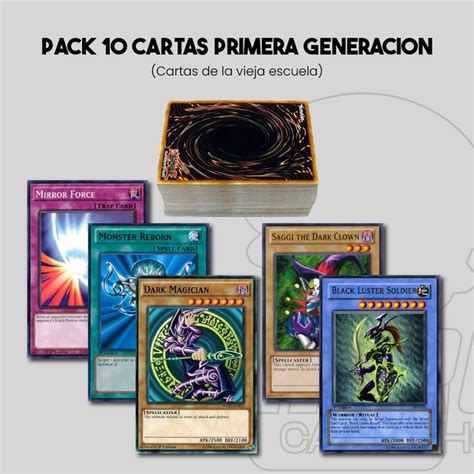 Mazo Yu Gi Oh PACK 10 CARTAS PRIMERA GENERACIÓN