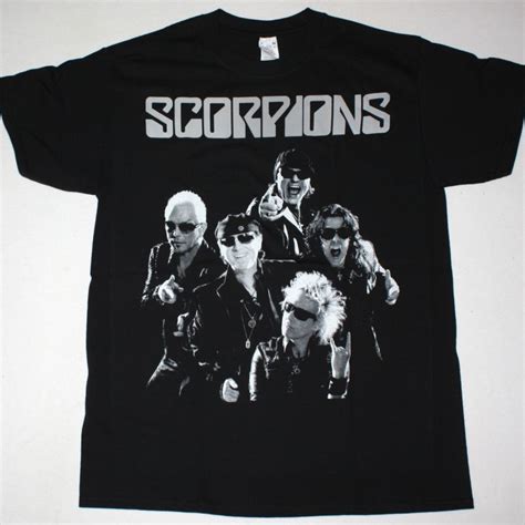 Shirts T Shirts New Scorpions Crazy World Tour Logo Rock Band Black T Shirt Size S To 3xl