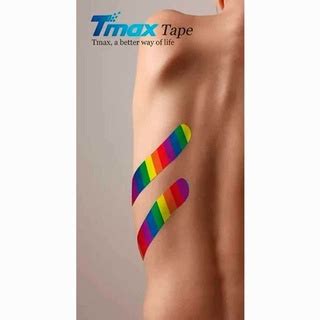 Fita Kinesio Tmax Bandagem Elástica Terapêutica 5 Cm X 5m Original