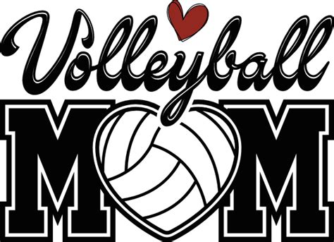 Volleyball Mom Free Svg File For Members Mama Sweatshirt Design Svg Heart