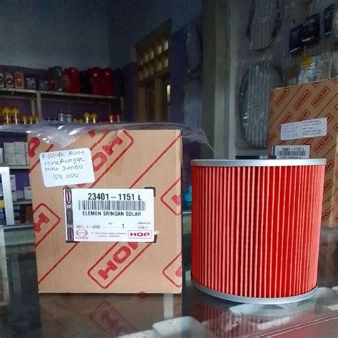 Jual Filter Solar Bawah Hino Ranger Hino Jumbo Merk HOP Shopee Indonesia