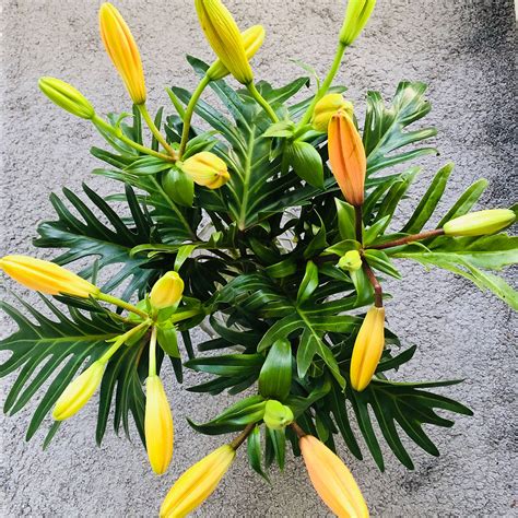 Yellow Flower Arrangement – One Garden