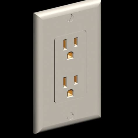 model decora style electrical wall outlet