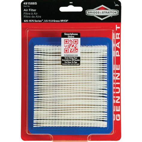 Briggs Stratton Air Filter For 3 5 Through 6 75 HP Quantum Engines