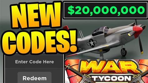 New All Working Codes For War Tycoon In August Roblox War