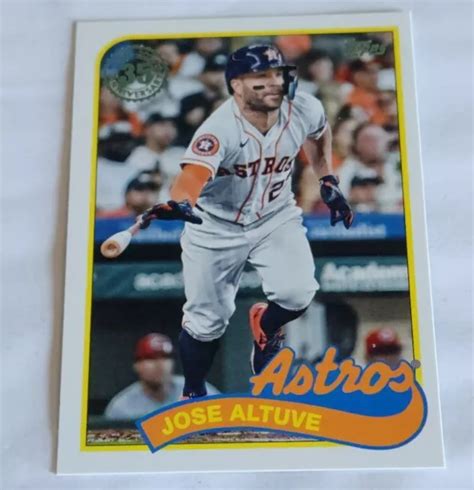 2024 TOPPS SERIES 1 Jose Altuve 1989 Insert 35e Anniversaire 89B 27