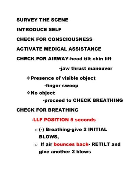 Cpr step | PDF