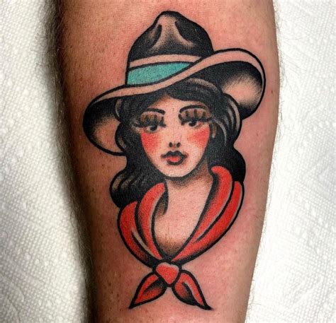 Discover More Than 70 Cowgirl Traditional Tattoo Super Hot In Cdgdbentre