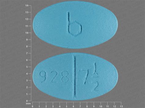 Thick Blue Oval Pill Liht