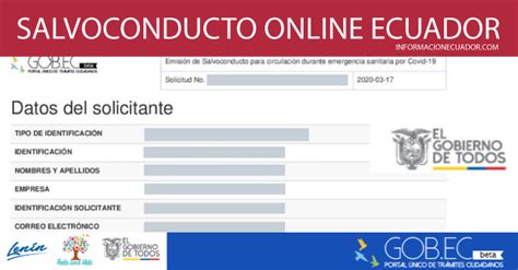 Pasos Y Requisitos Para Sacar El Salvoconducto Noticia Ecuador Hot