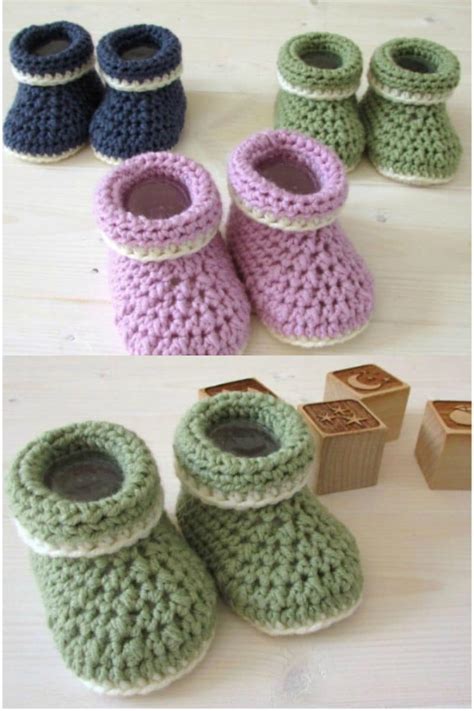 30 Simply Precious Crochet Baby Booties Patterns - Crochet Life