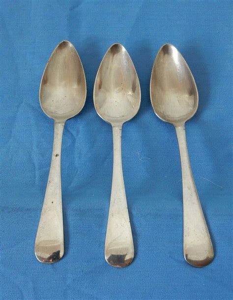 Crown El Silverplate Epns Sheffield England Fruit Spoons Ebay