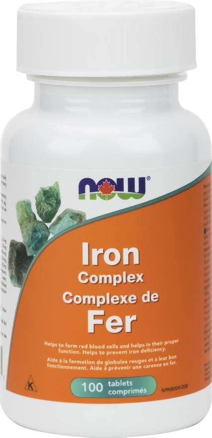 Now Iron Complex, 100 Tablets - Your Health Food Store and So Much More ...