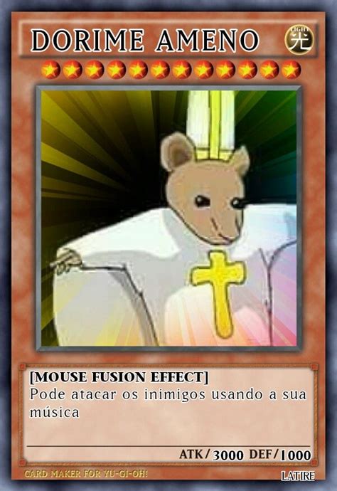 Memes versão cartas de Yu gi OH Magica cartas Cartões